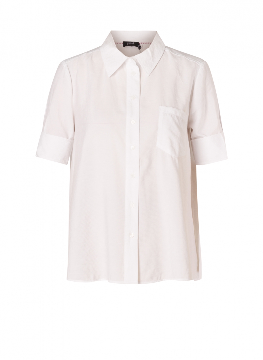 YEST- White Button Down Blouse - Frontier Justice