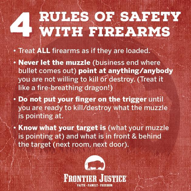 4 firearm safety rules