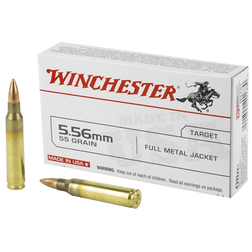 Winchester 5.56mm Nato-55gr/FMJ 20RD