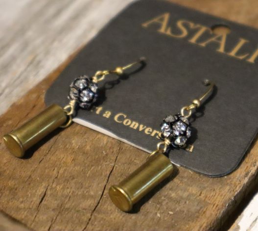 Astali Ammo & Crystal Earrings