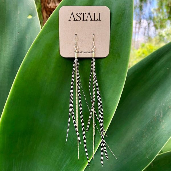 Astali Mini Feather Earrings