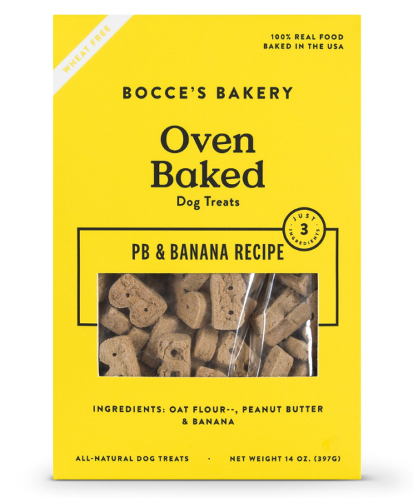 Bocce's Bakery Dog Biscuits - Pb & Banana