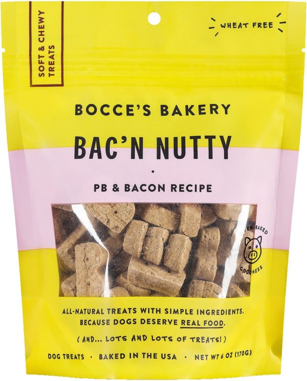Bocce's Bakery Dog Treats - Bac'n Nutty