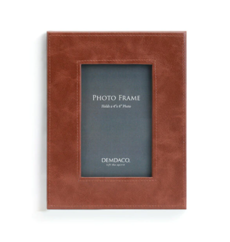 Brown Leather Frame 4x6 Frame