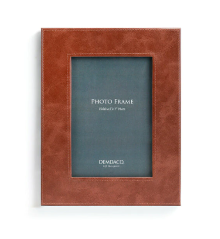 Brown Leather 5x7 Frame