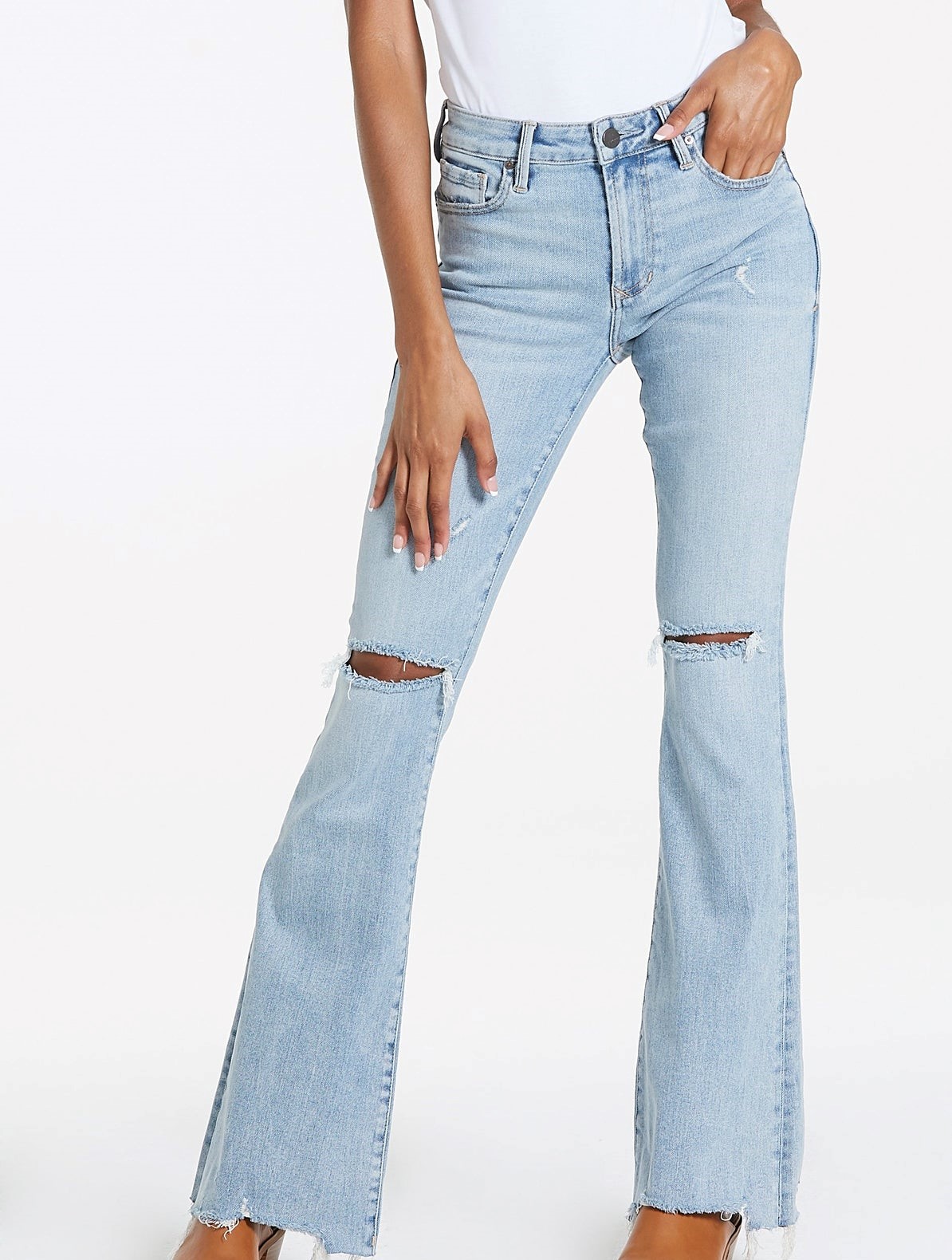 Rosa High Rise Flare Beyond Jeans by Dear John - Frontier Justice