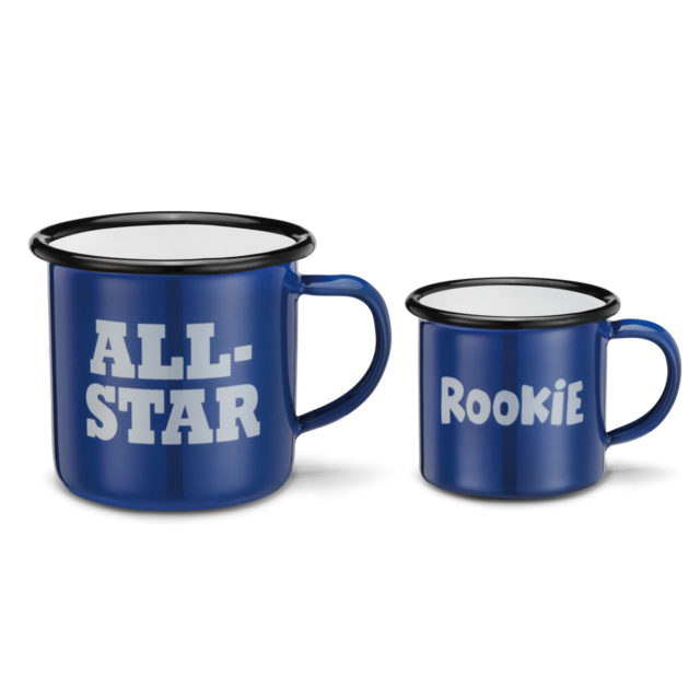 Enamelware All-Star/Rookie Mug Set