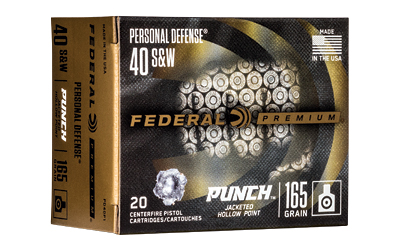 40 S&W 165GR PUNCH JHP