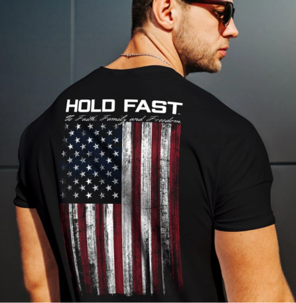 Hold Fast American Flag Tee