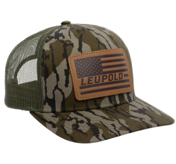 Leupold Bottomland Camo Flag Trucker Hat