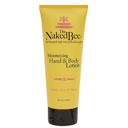 Naked Bee Hand & Body Lotion - Vanilla Rose Honey 6.7oz