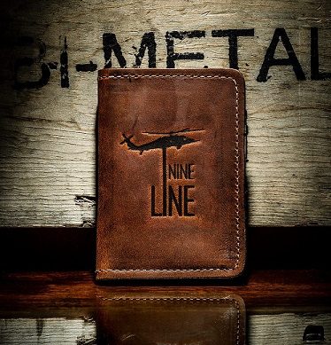 Nine Line Leather Wallet