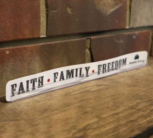Faith Family Freedom Sticker